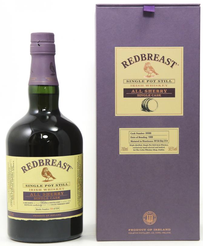 Redbreast All Sherry Single Cask 1999