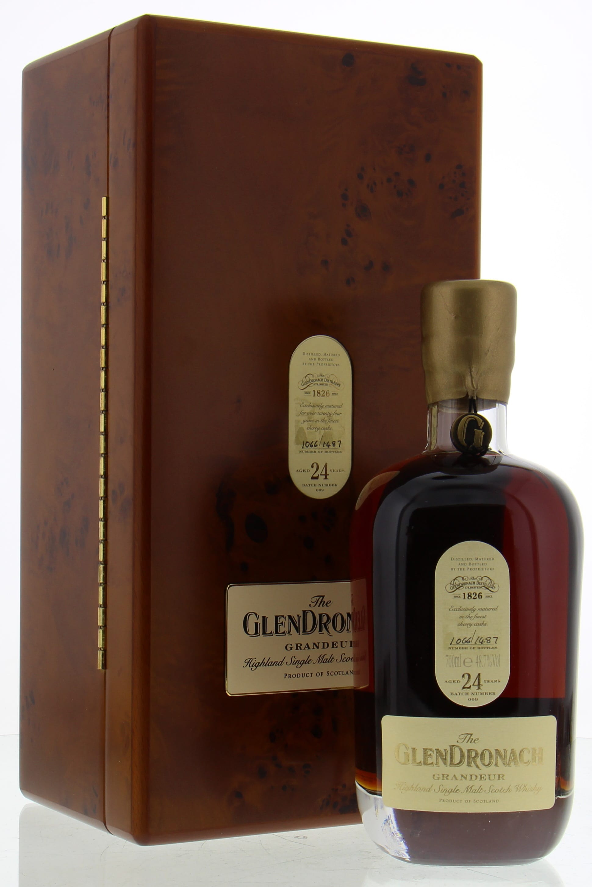 GlenDronach Grandeur 24 year old (Batch 9), 48.7%