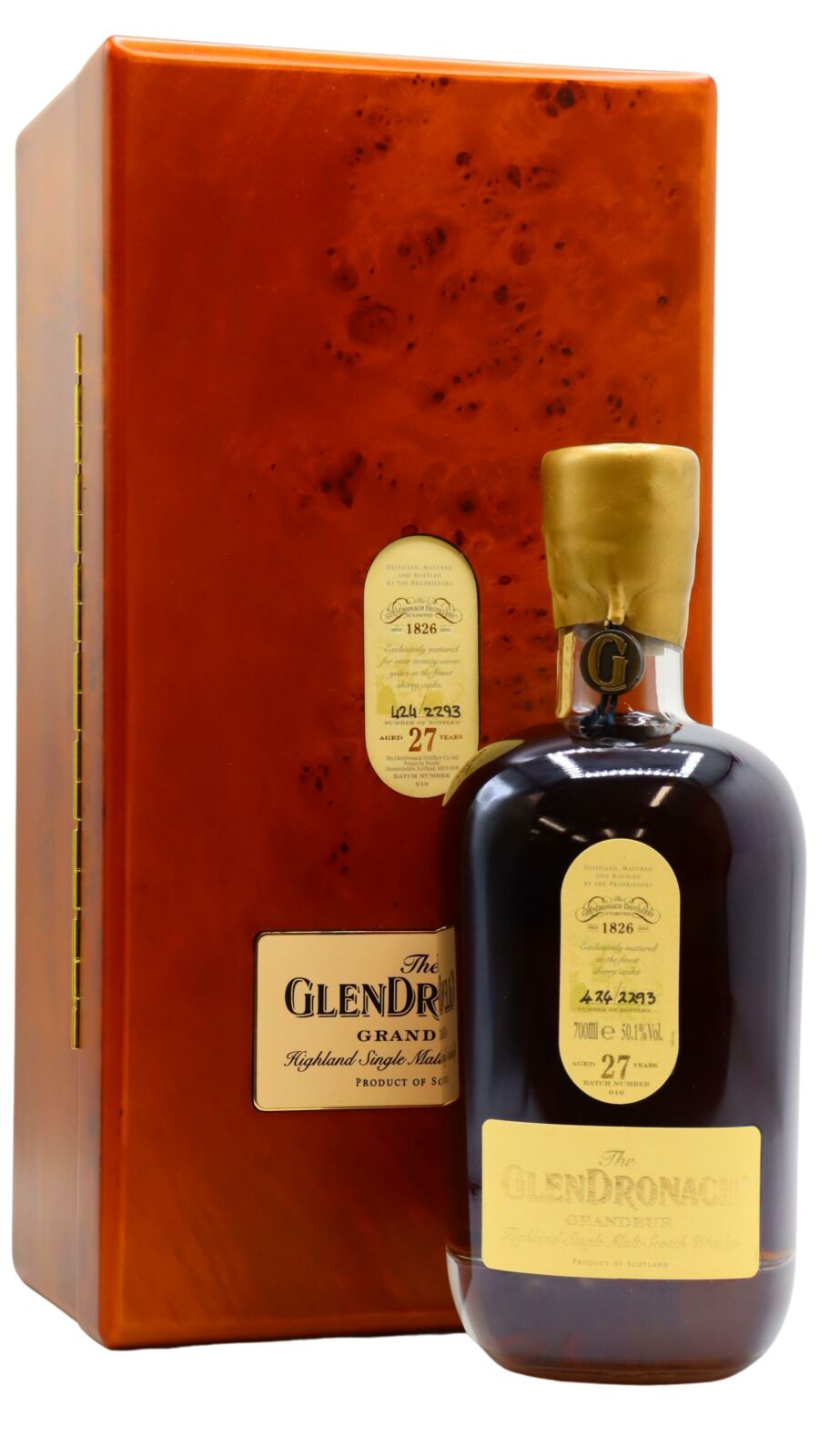 GlenDronach Grandeur 27 year old (Batch 10), 50.1%