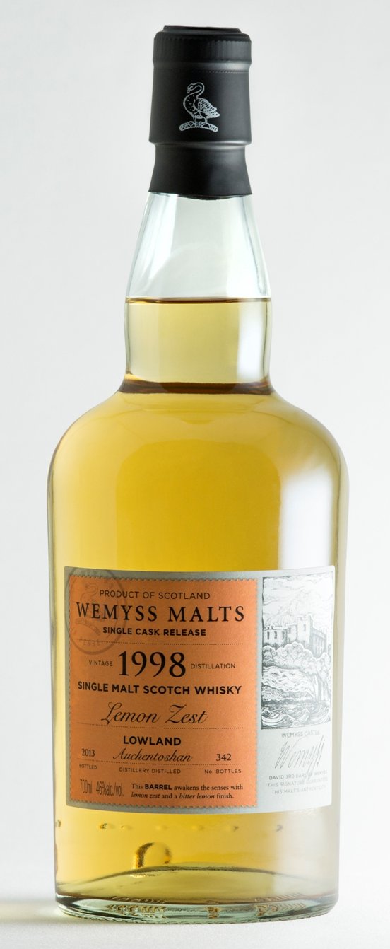 Wemyss Malts Lemon Zest 1998 (distilled at Auchentoshan), 46%