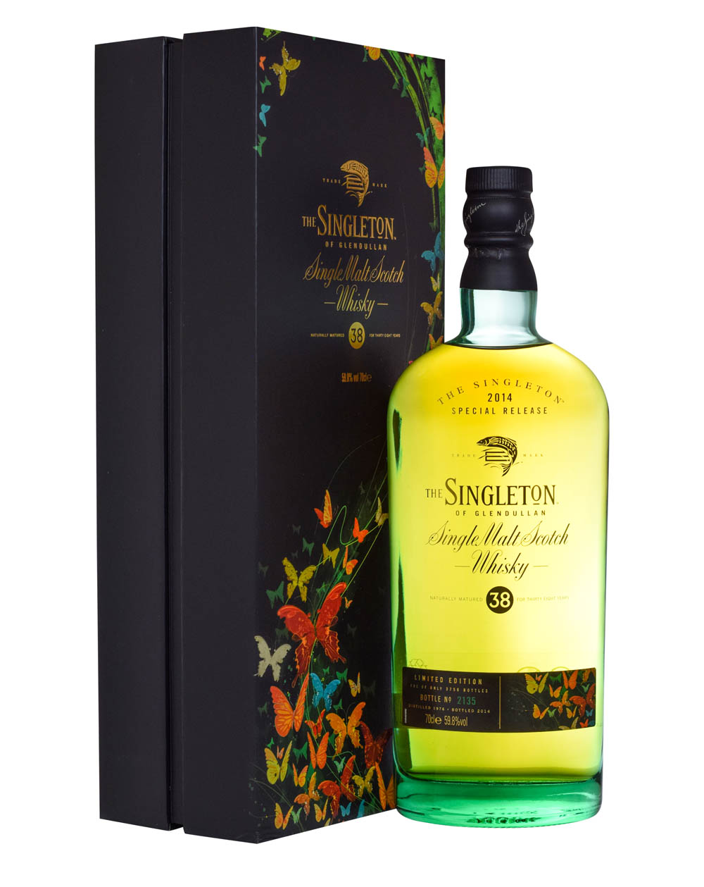 Singleton of Glendullan 38 year old (Diageo Special Release 2014), 59.8%