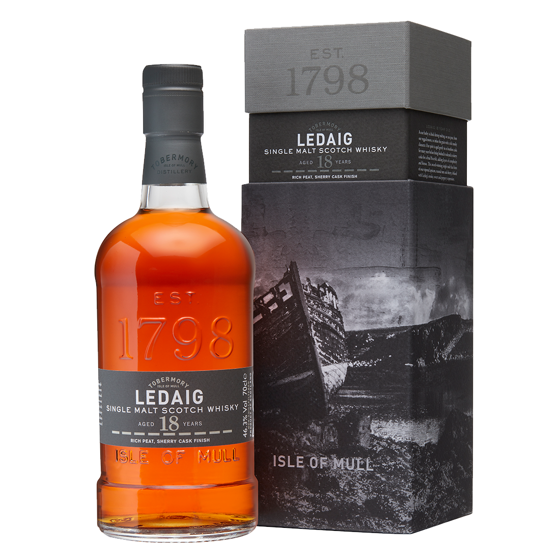 Ledaig 18 year old, 46.3%