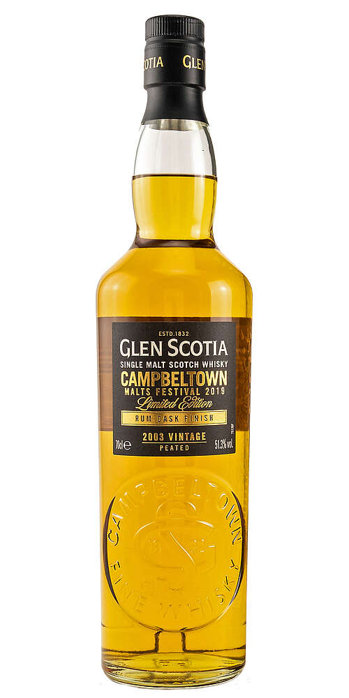 Glen Scotia 2003 Campbeltown Malts Festival Rum Cask Finished (2019 Release), 51.3%