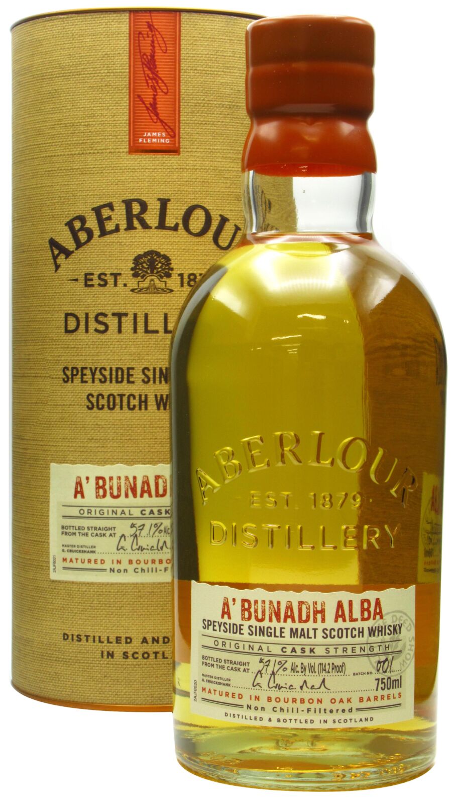 Aberlour A’bunadh Alba Cask Strength (Batch #001), 57.1%