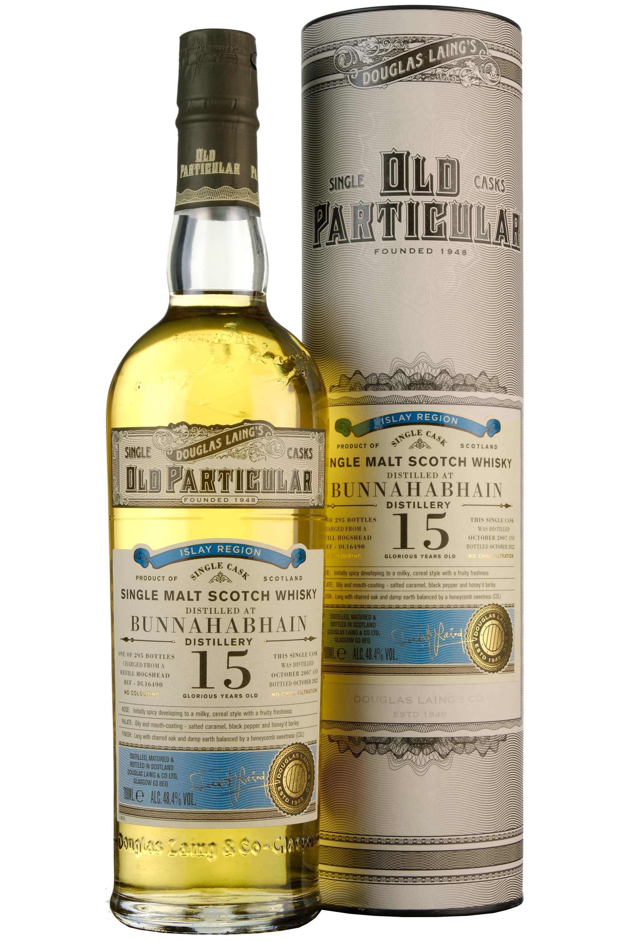 Douglas Laing Old Particular (distilled at Bunnahabhain) 17 year old, 48.4%