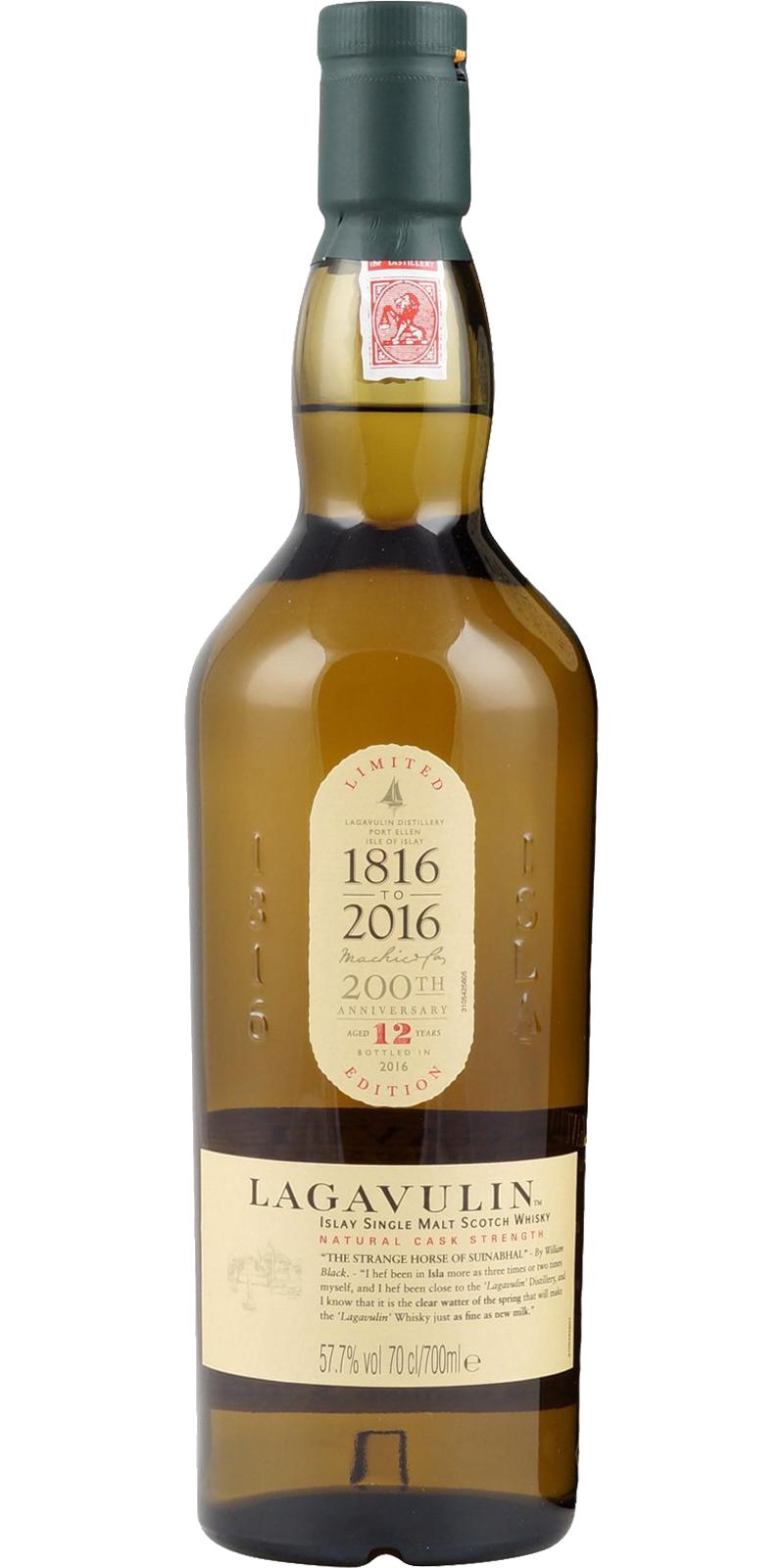Lagavulin 12 year old (Diageo Special Releases 2016), 57.7%