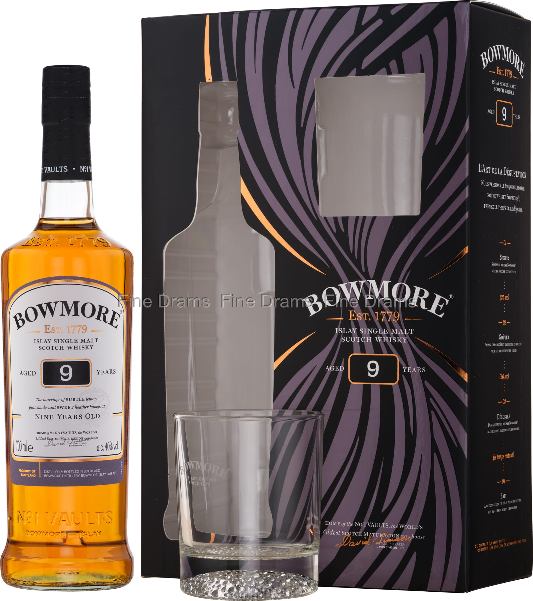 Bowmore 9 year old, 40%