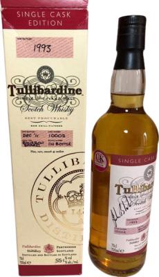 Tullibardine John Black 6 Single Cask 1993, 55.1%