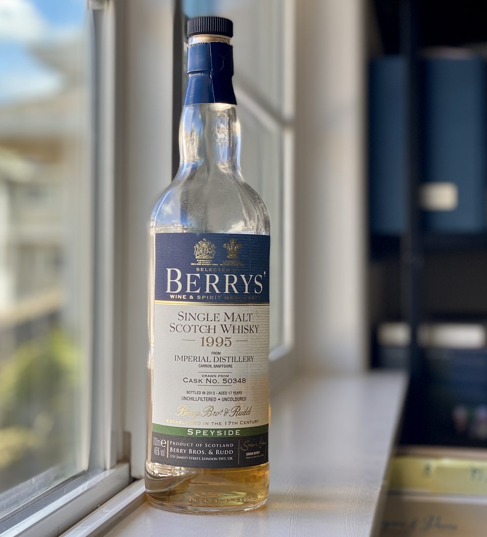 Berry Bros. & Rudd (distilled at Imperial) 17 year old 1995, 46%