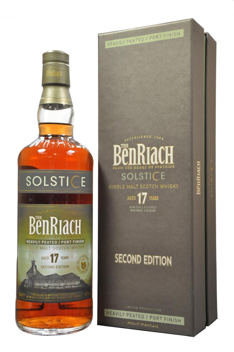 BenRiach Solstice 17 year old (Batch 2), 50%