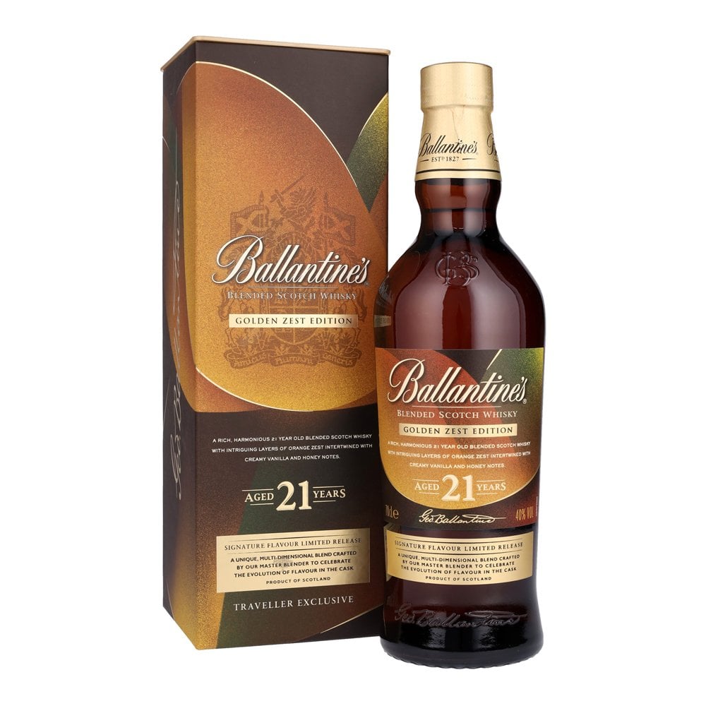 Ballantine’s 21 year old Golden Zest, 40%