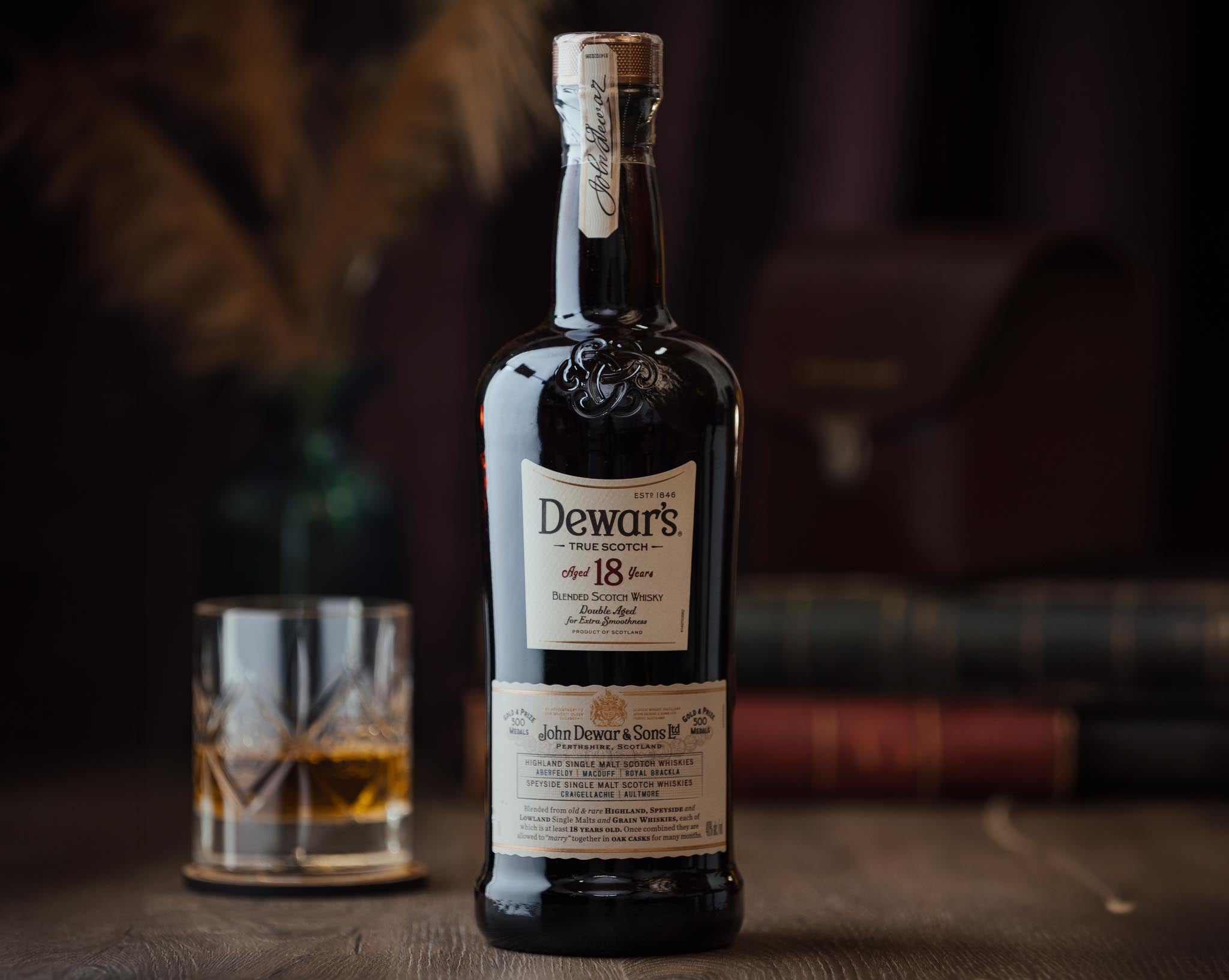 Dewar’s 18 year old The Vintage, 40%