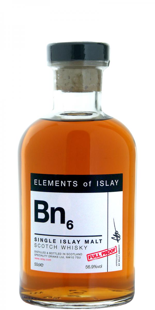 Bn6 Elements of Islay (distilled at Bunnahabhain), 56.9%