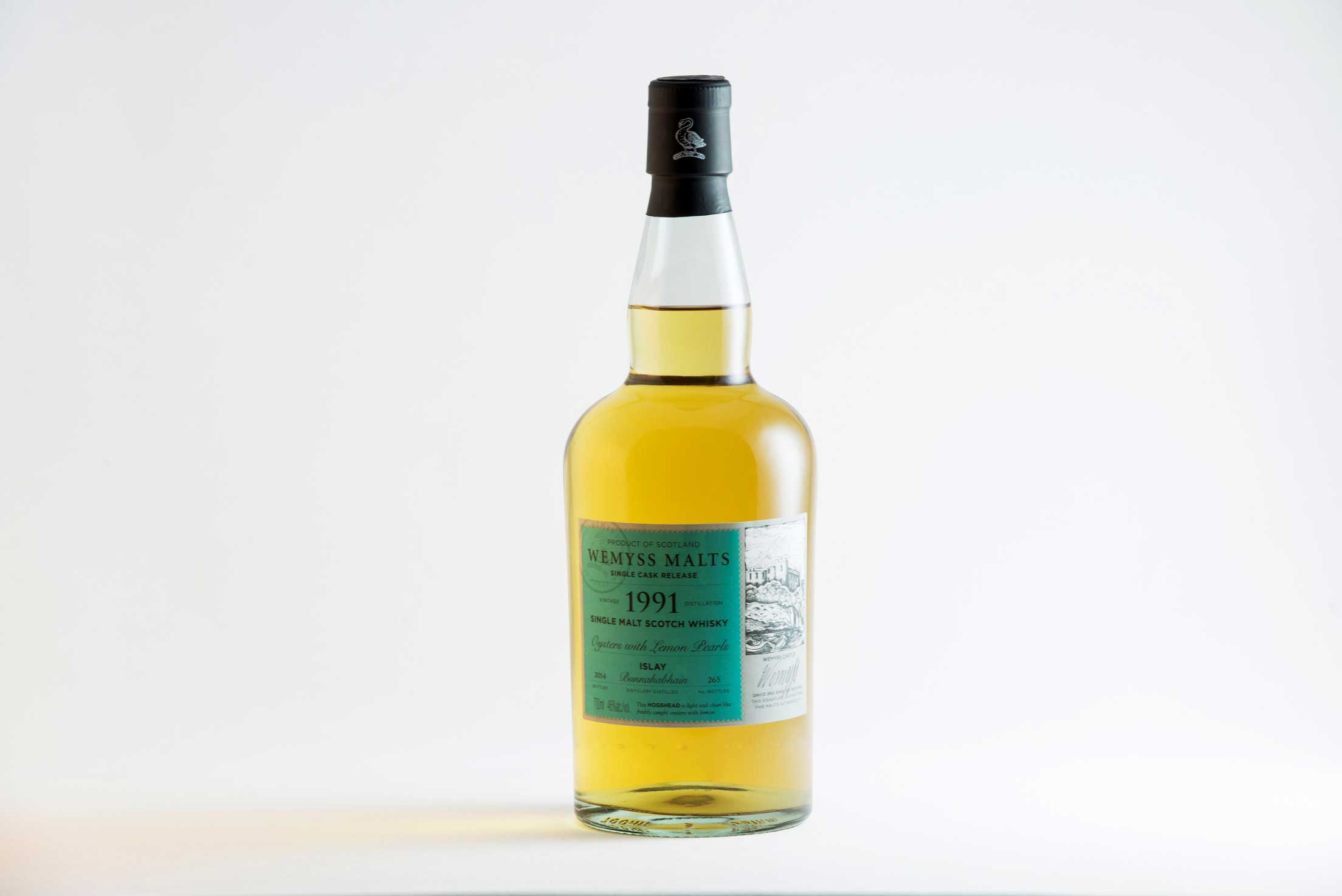 Wemyss Malts (distilled at Bunnahabhain) 1991 Oysters with Lemon Pearls, 46%