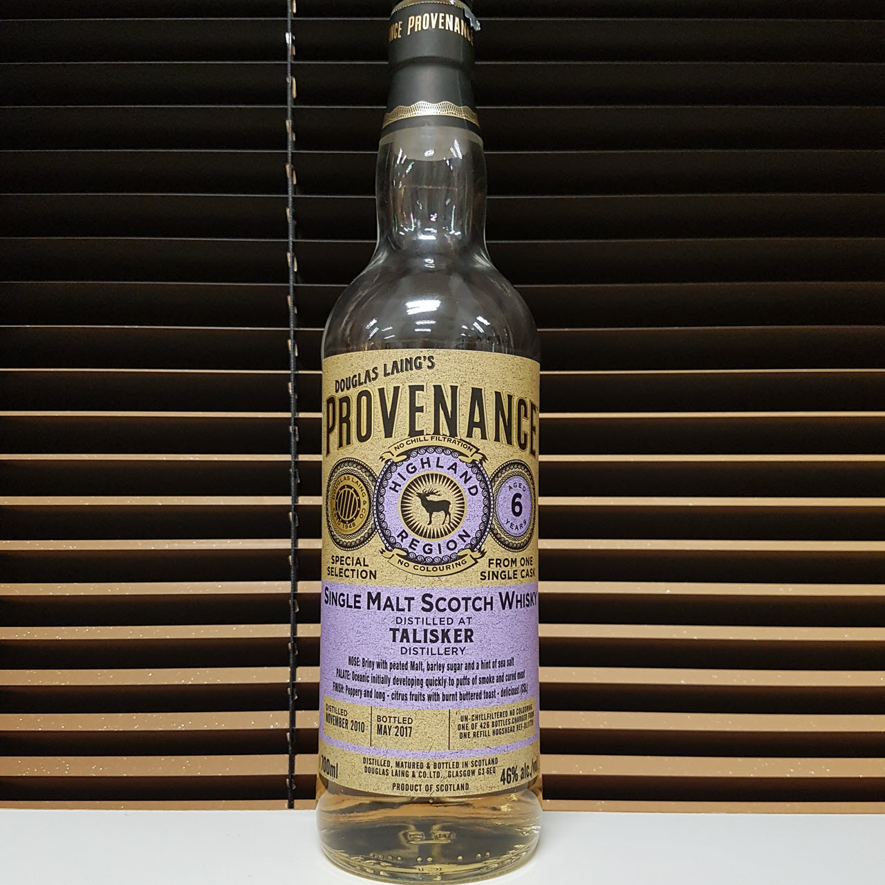 Douglas Laing Provenance (distilled at Talisker) 6 year old 2008, 46%