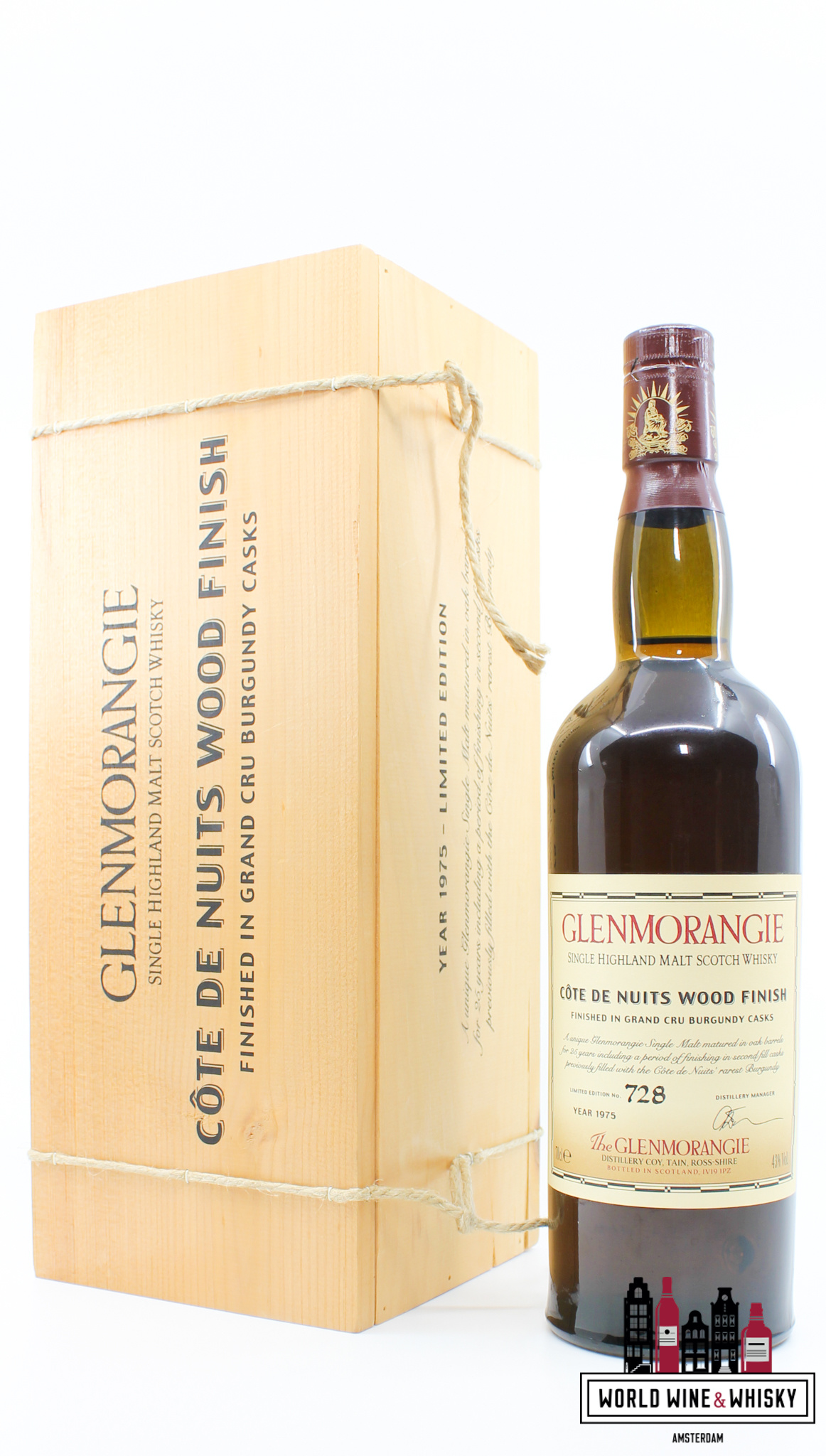 Glenmorangie Cote de Nuits Finish 1975, 43%