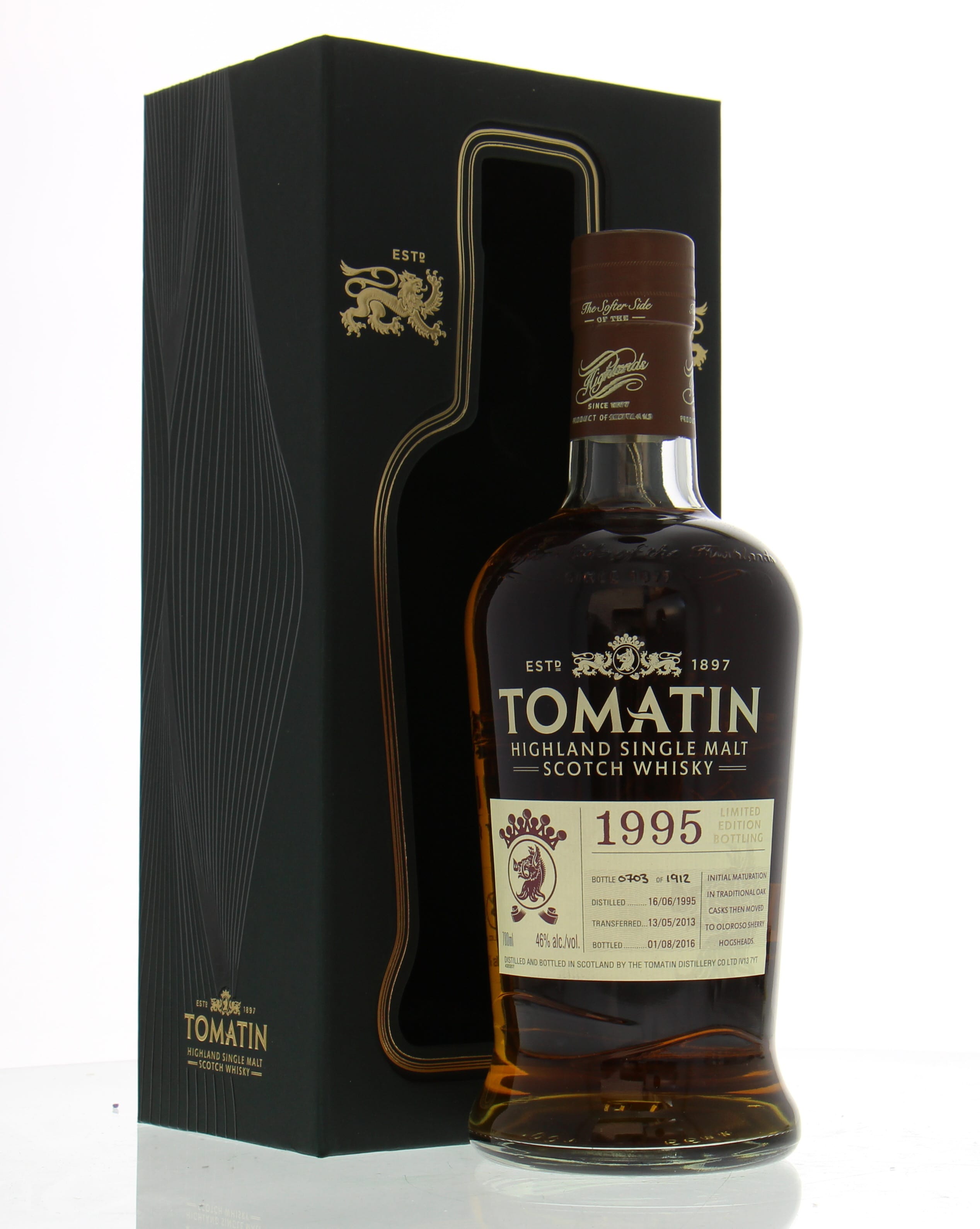 Tomatin Oloroso Sherry 1995, 46%