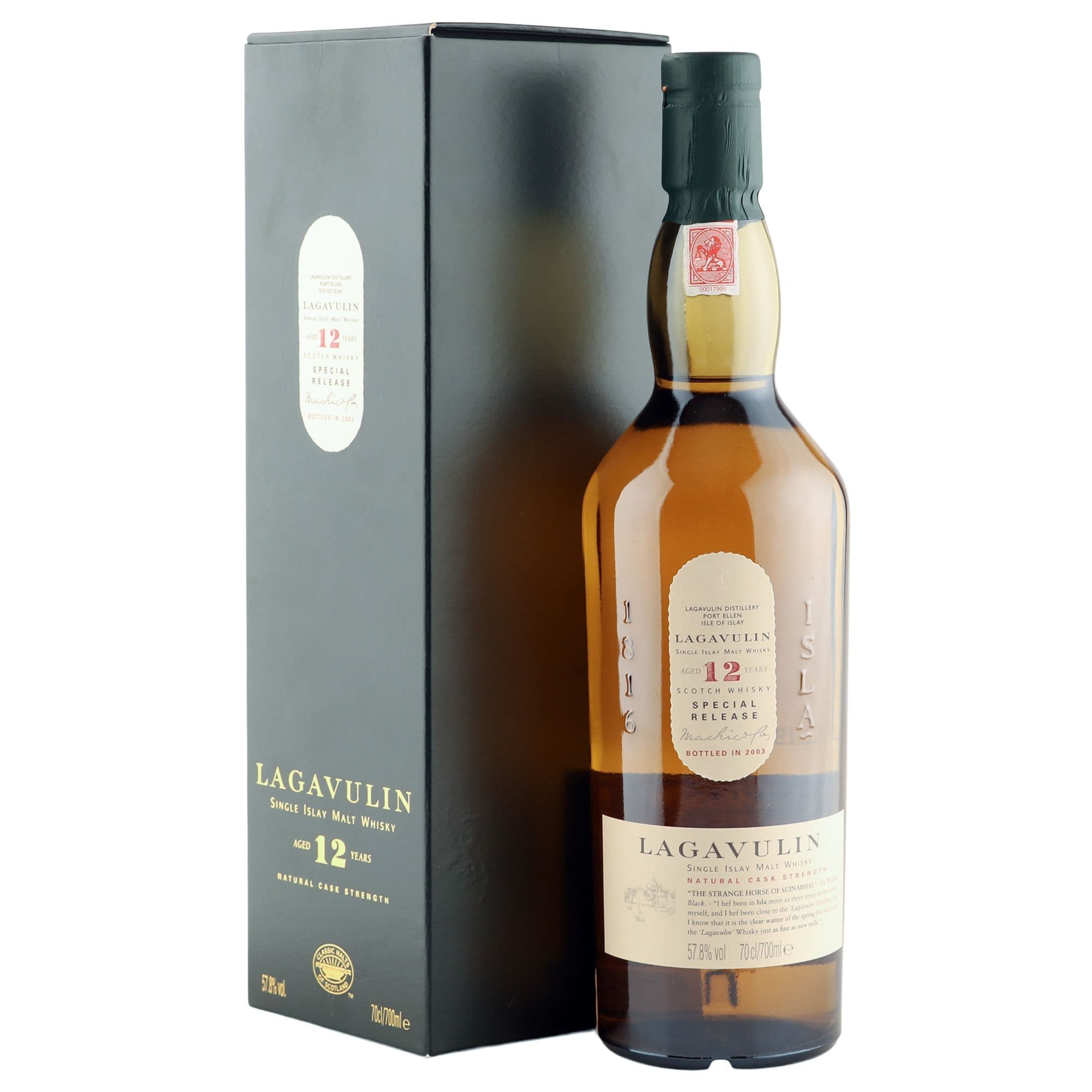 Lagavulin 12 year old (Diageo Special Releases 2003), 57.8%
