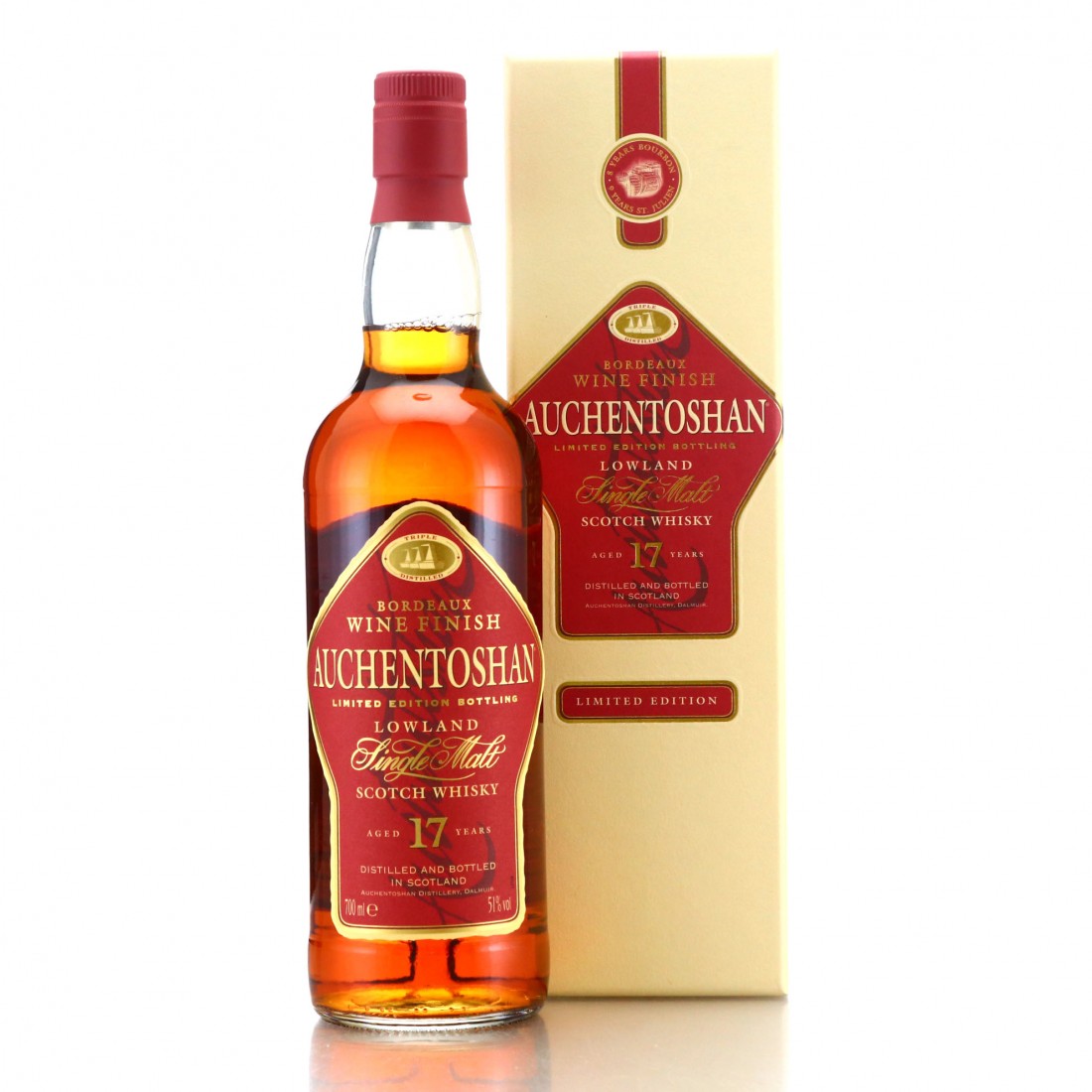 Auchentoshan 17 year old Bordeaux Wine Finish, 51%