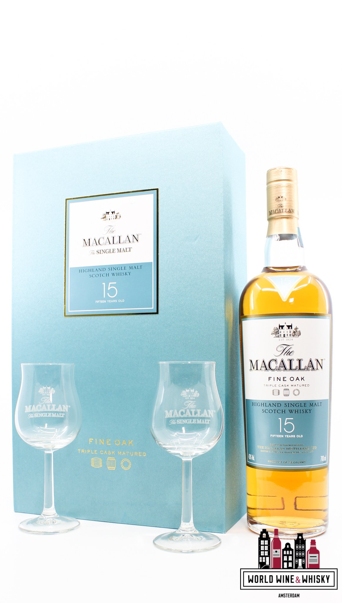 The Macallan 15 year old Fine Oak, 43%