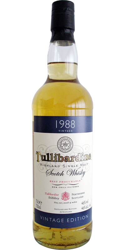 Tullibardine, 1988 vintage, 46%
