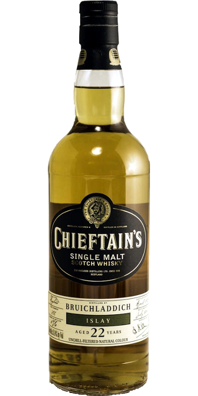 Chieftain’s (distilled at Bruichladdich) 22 year old 1989, 51.4%