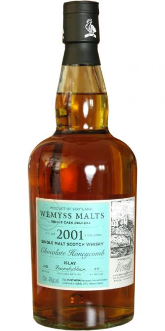 Wemyss Malts Chocolate Honeycomb (distilled at Bunnahabhain) 2001, 46%