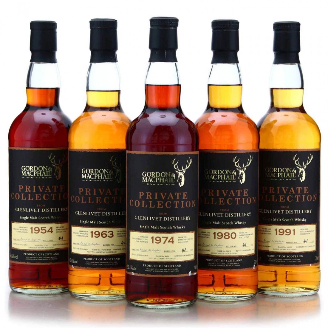 Gordon & MacPhail Private Collection: Glenlivet Decades 1974, 50.1%