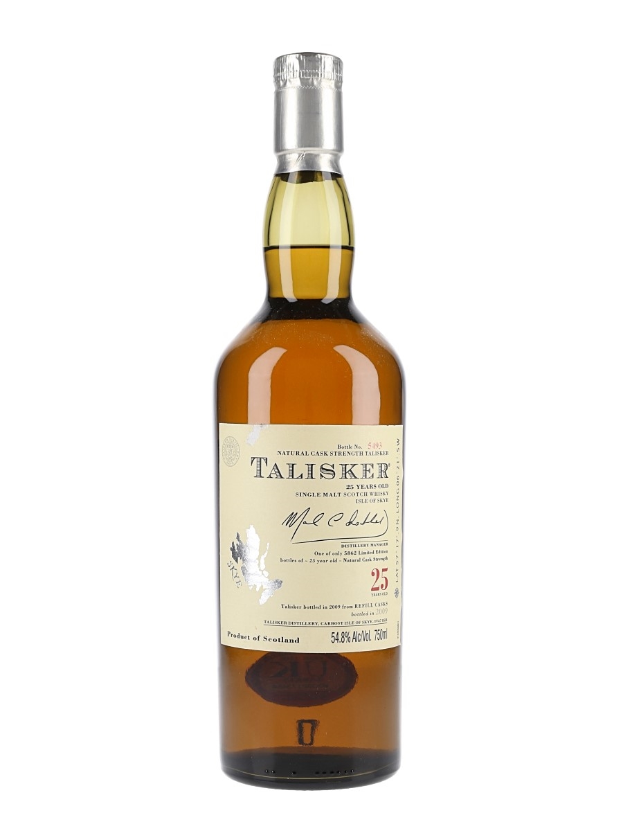 Talisker 25 year old (2009 Release), 54.8%