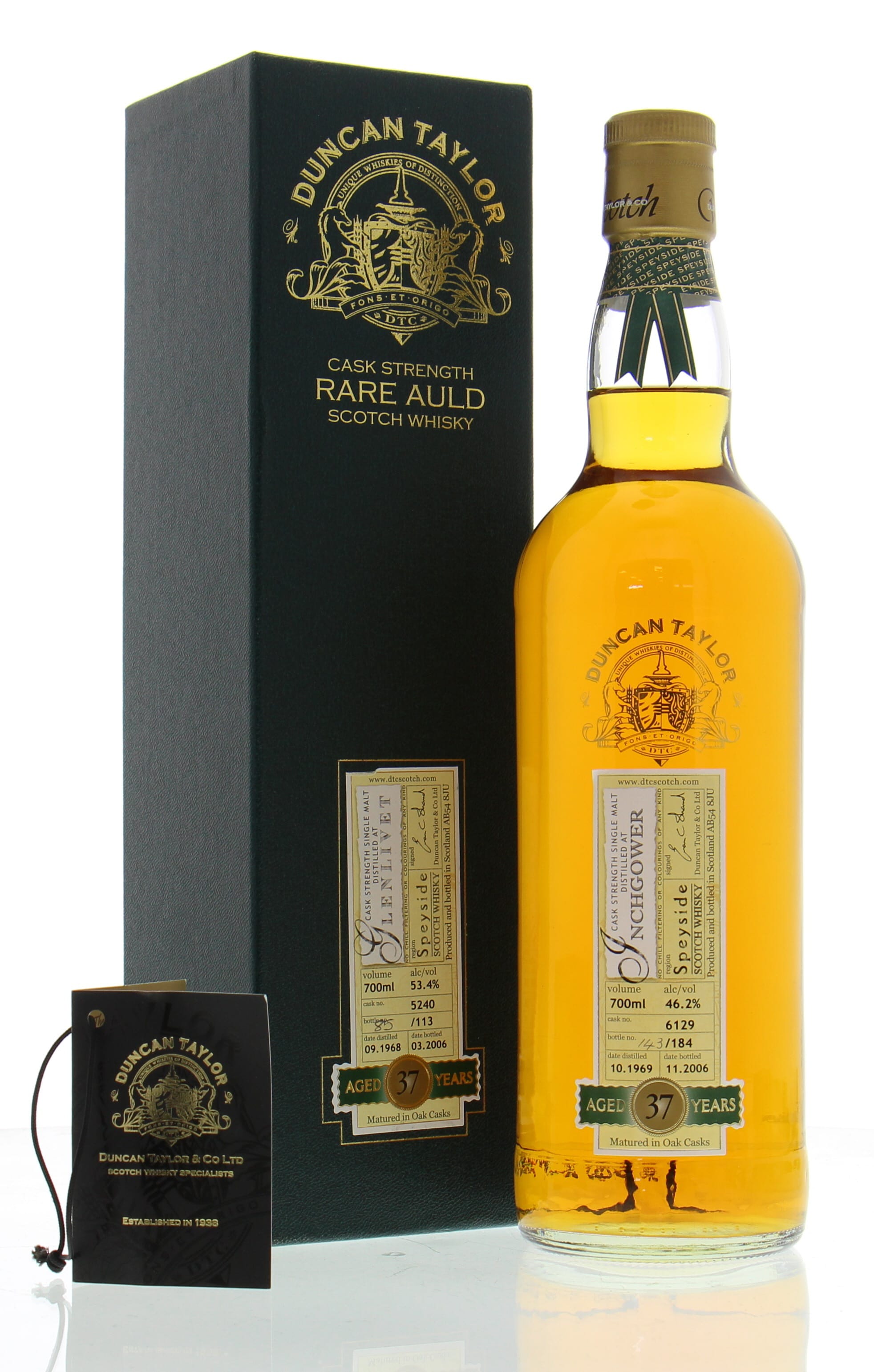 Duncan Taylor (distilled at Glenlivet) 1987 vintage 22 year old, 46%