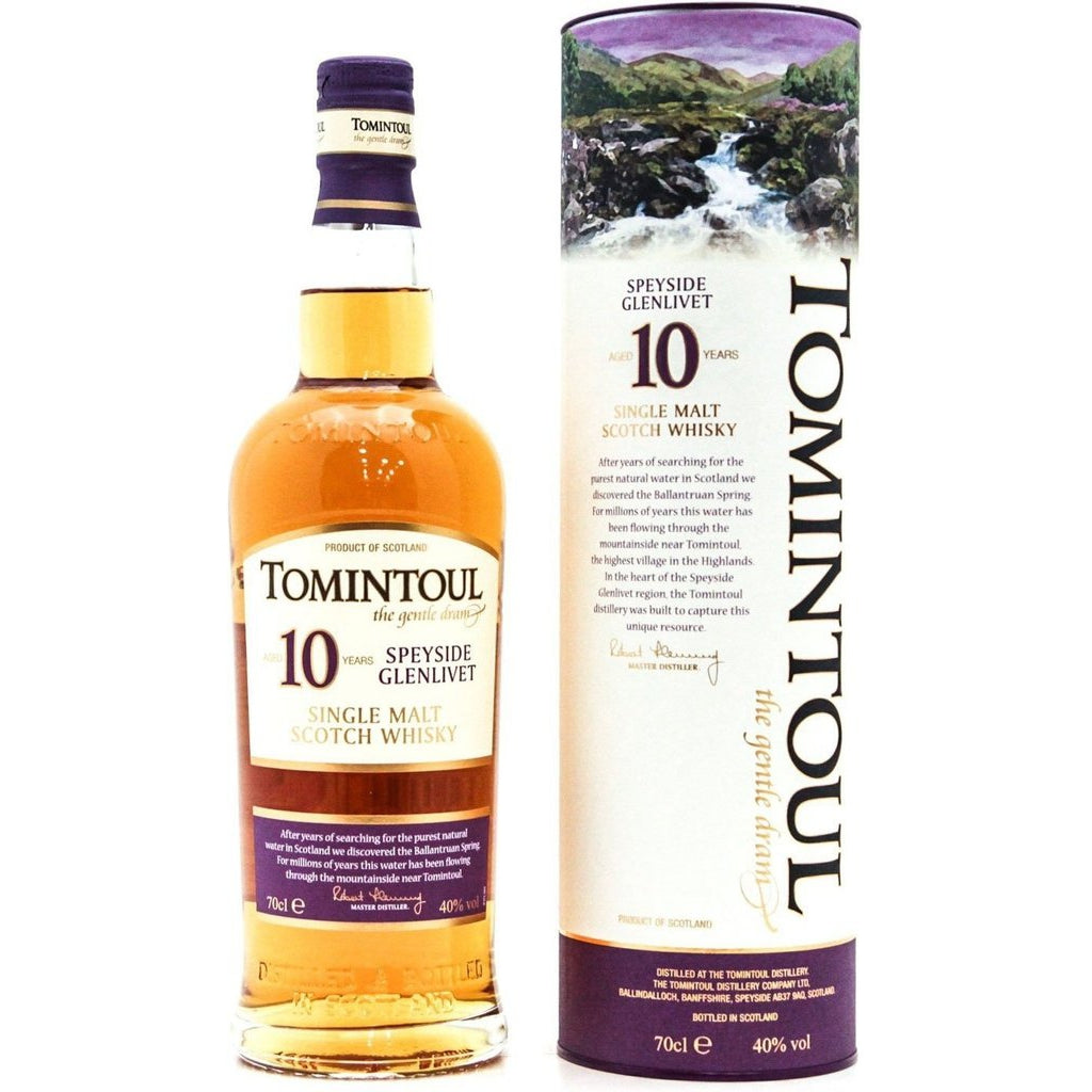 Tomintoul 10 year old, 40%