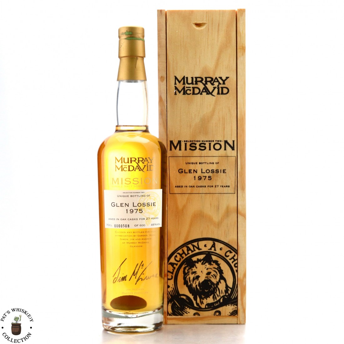 Murray McDavid (distilled at Glenlossie) 1975, 46%