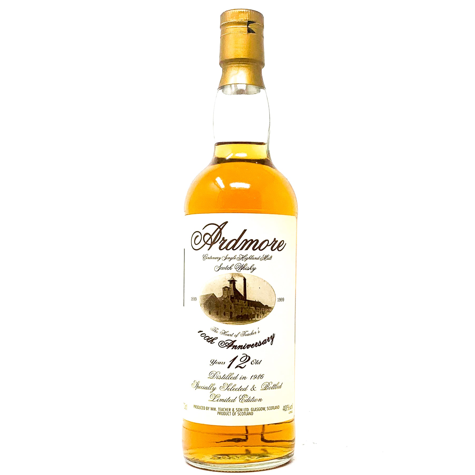 Ardmore 100th Anniversary 12 year old, 40%