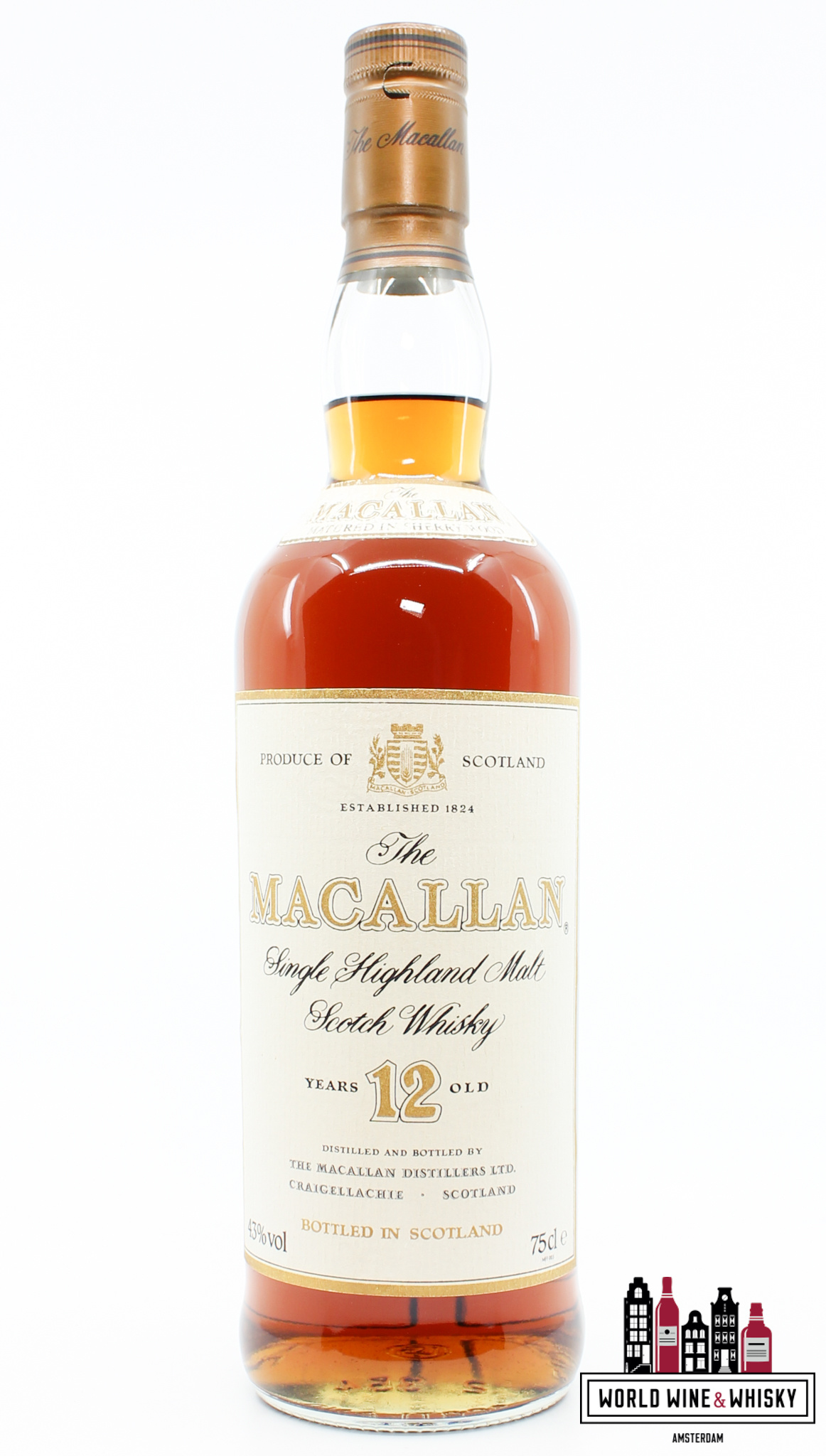 Macallan 12 year old Sherry Oak, 43%