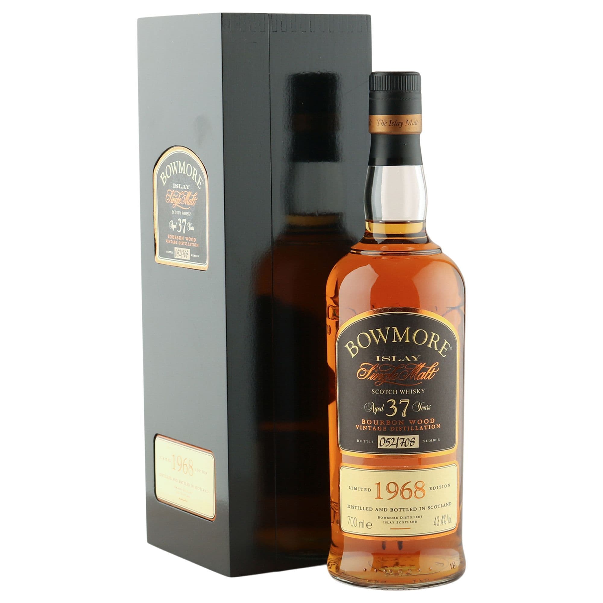 Bowmore 37 year old 1968 vintage, 43.4%
