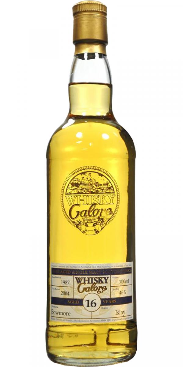 Galore 16 year old 1987 Vintage (distilled at Bowmore), 46%