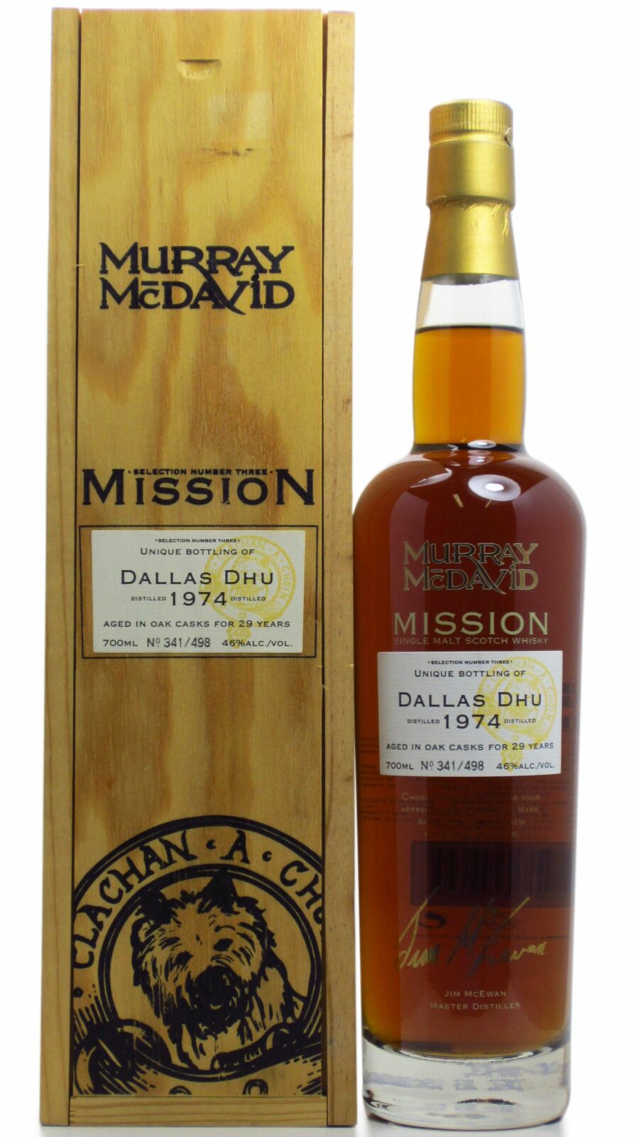 Murray McDavid 'Mission' (distilled at Dallas Dhu) 1979, 46%