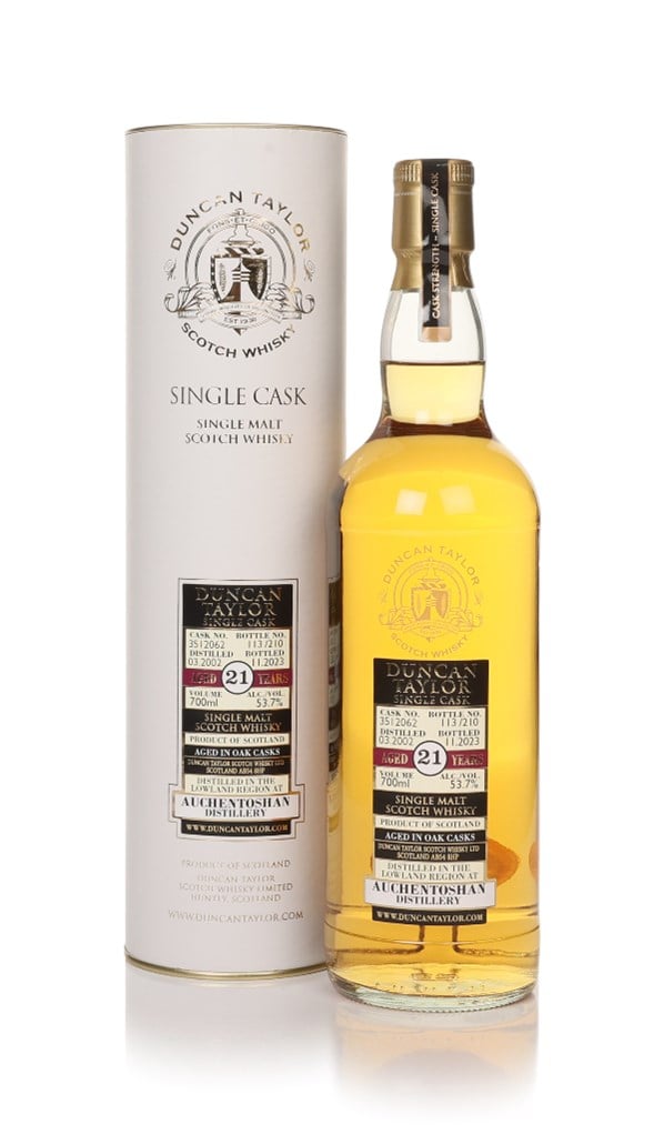 Duncan Taylor (distilled at Auchentoshan) 13 year old 1998, 46%