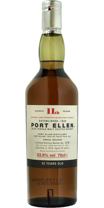 Port Ellen 32 year old (11th release) Special Releases 2011, 53.9%
