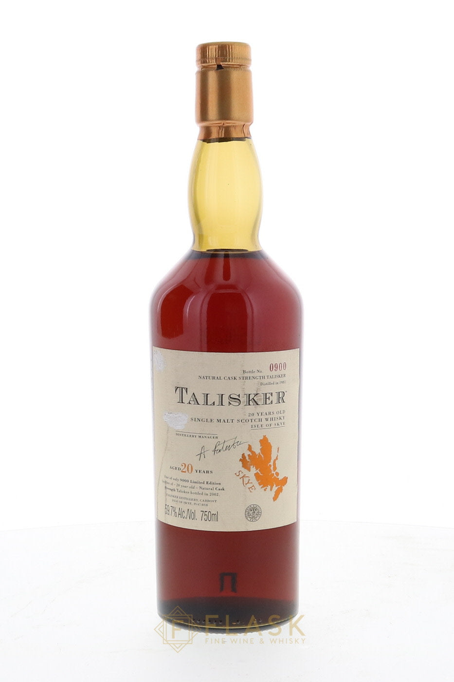 Talisker, 20 year old, 59.7%