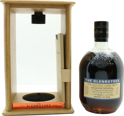 Glenrothes 1996 Editor’s Cask #9973, 57%