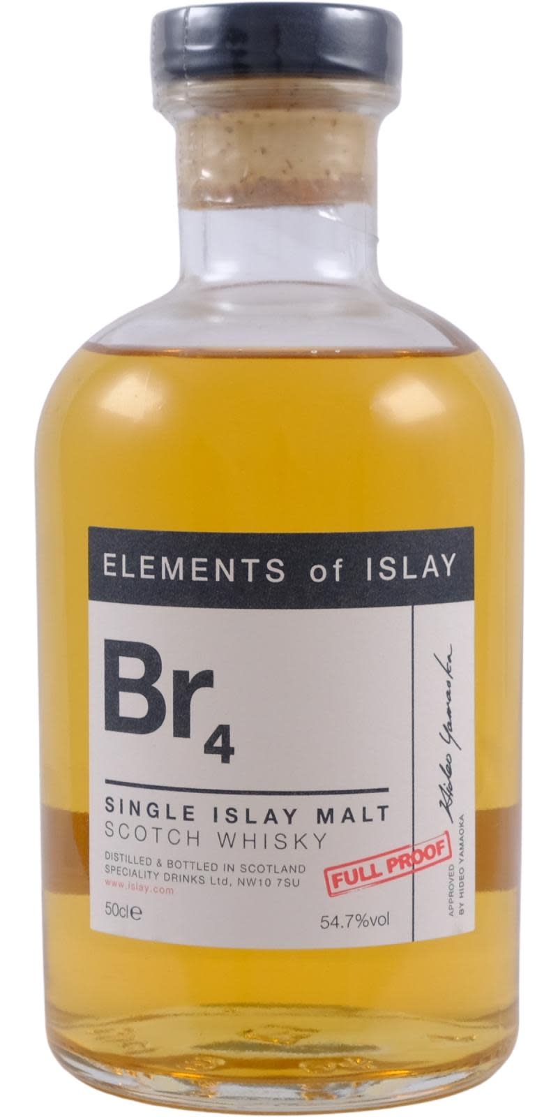 Elements of Islay Br4 (distilled at Bruichladdich), 54.7%