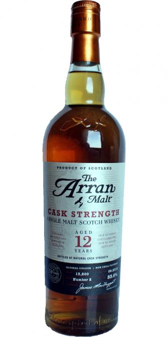 Arran 12 year old Cask Strength, 53.6%