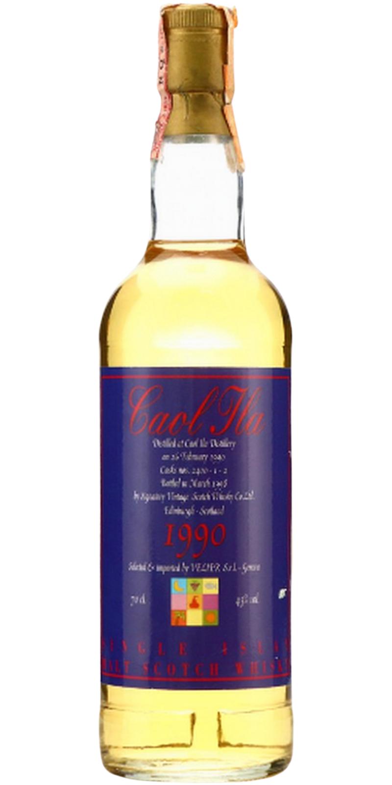 Signatory (distilled at Caol Ila), 14 year old, 1990 vintage, 56.2%