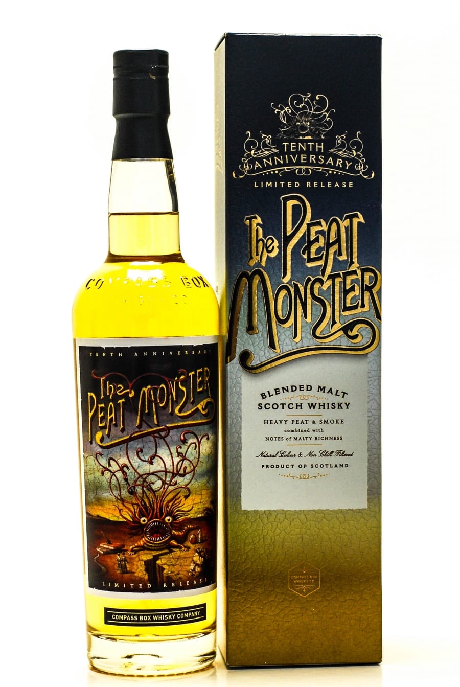 Compass Box Peat Monster 10th Anniversary Limited Edition, 48.9%