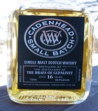Cadenhead’s (distilled at Braes of Glenlivet) 16 year old, 56.9%