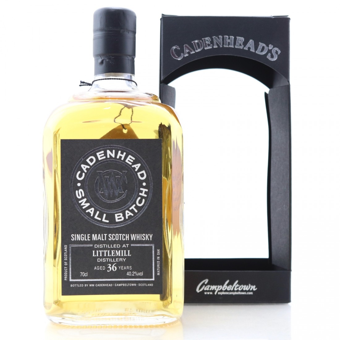 Cadenhead’s (distilled at Littlemill) 36 year old, 40.2%