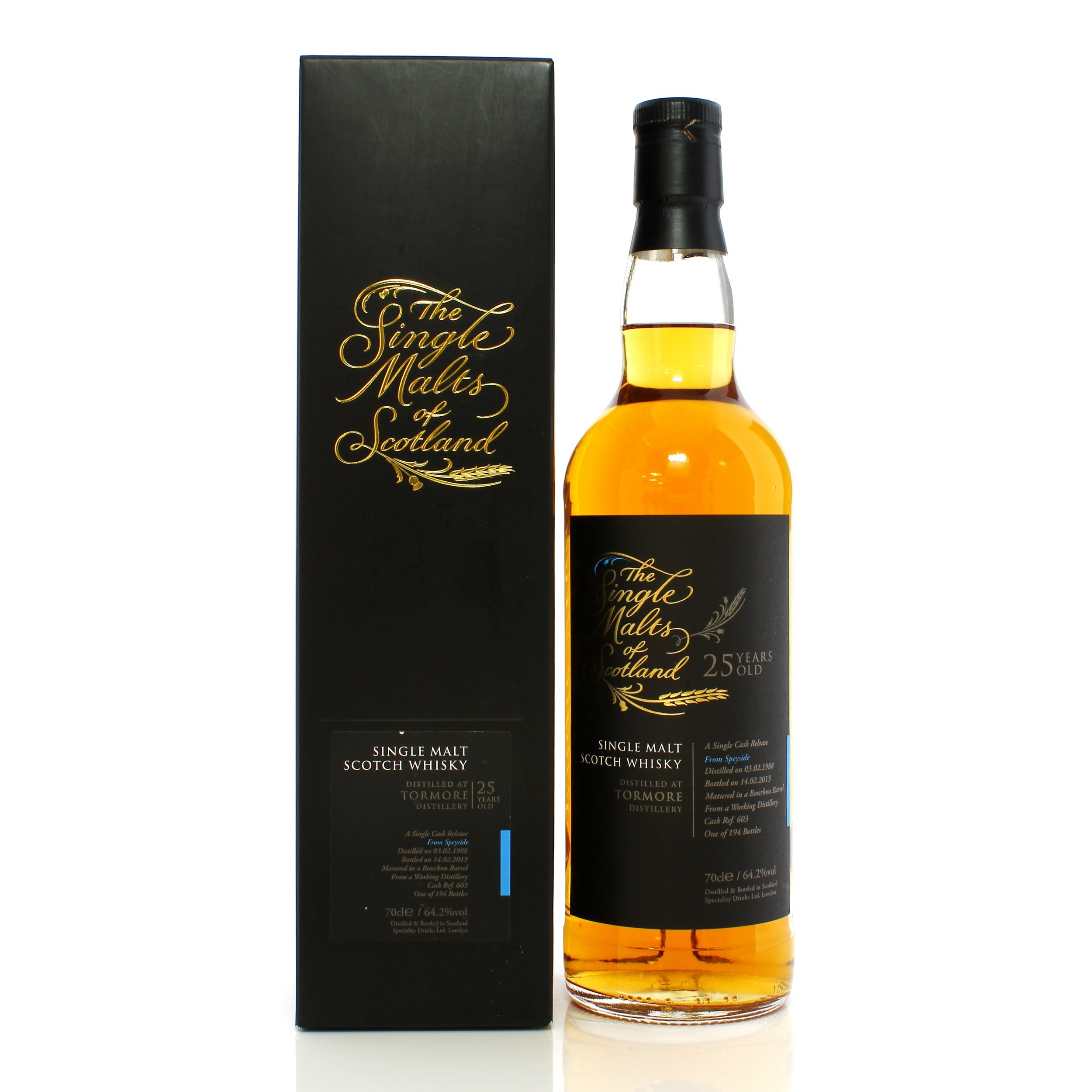 Single Malts of Scotland (distilled at Tormore) 1988, 64.2%
