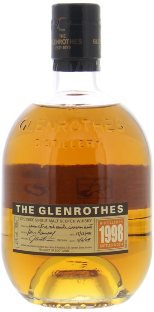 The Glenrothes, 1998 vintage, 43%