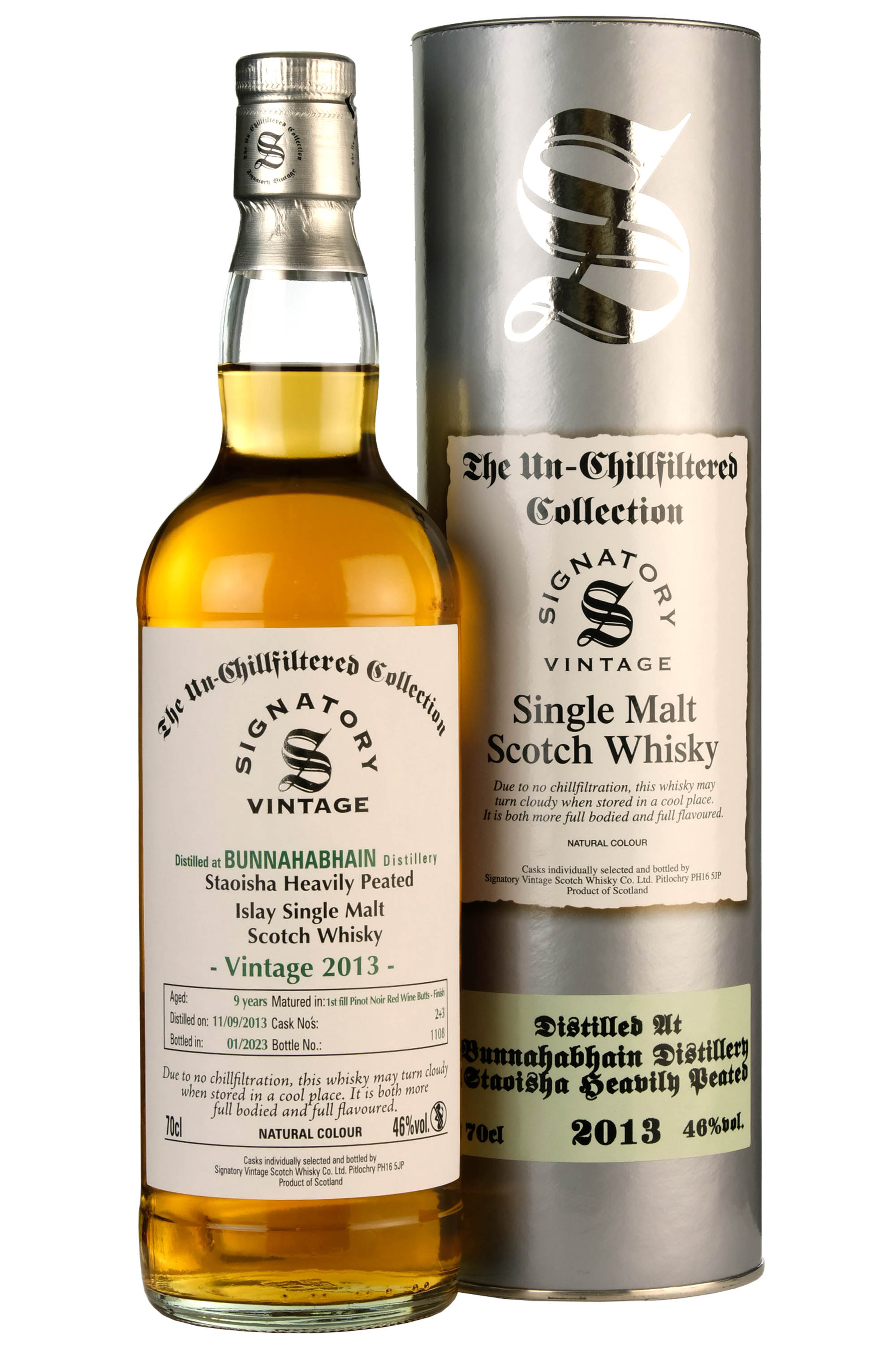 Duncan Taylor (distilled at Bunnahabhain) 1997 vintage 12 year old, 46%